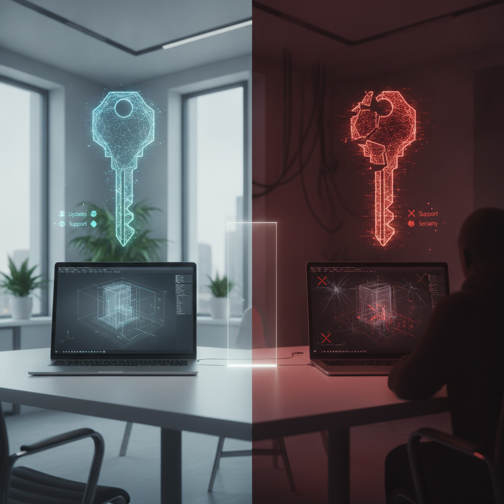 AutoCAD Lisans Anahtarı Satın Alma ve Çözümleri - Orijinal AutoCAD Lisansının Faydaları ve Yazılım Korsanlığı Riskleri