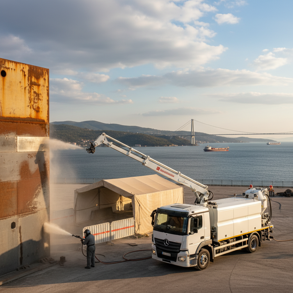 Mobil Kumlama ile Yerinde Kumlama Avantajları - Ege ve Marmara Bölgesinde Yerinde Kumlama Hizmetleri
