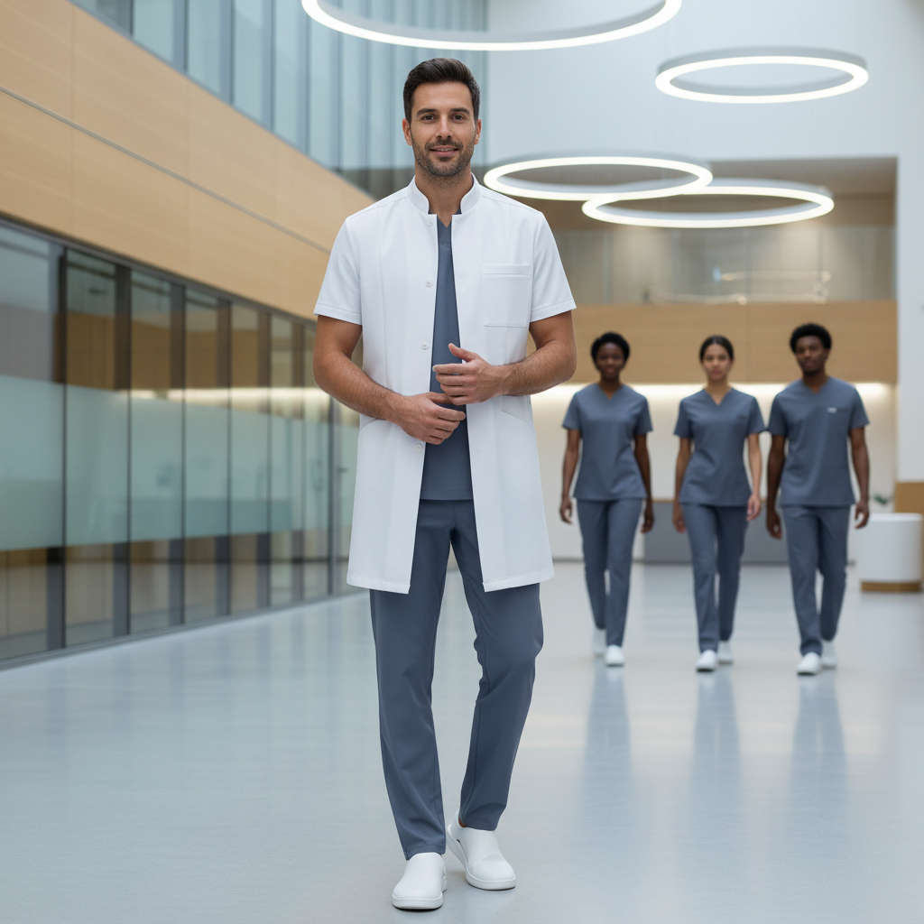 Modern Hastane Personel Elbiseleri ve ��k Doktor K�yafetleri - Erkek Doktor K�yafetlerinde Modern Sil�etler