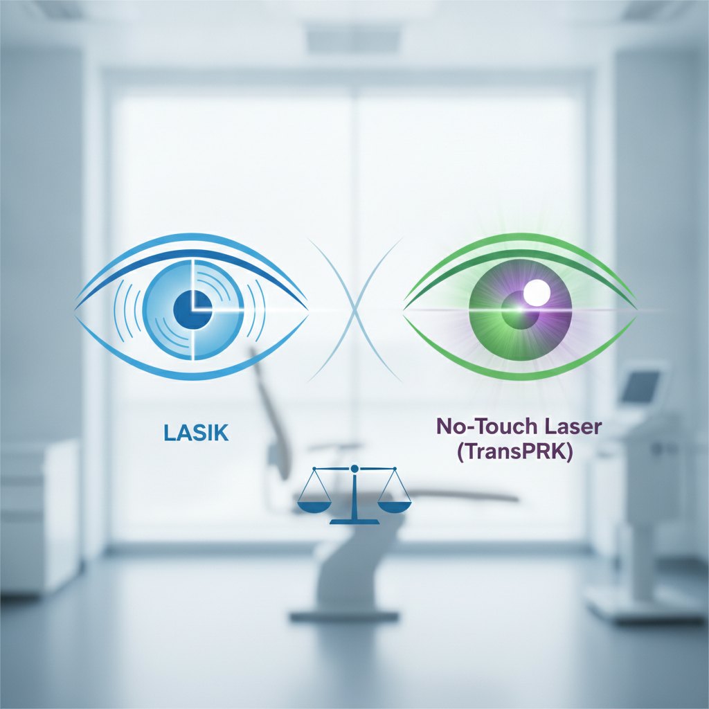 No-Touch Laser (TransPRK) mi, LASIK mi? Hangisi Sizin İçin Doğru Yöntem? - LASIK ve No-Touch Laser (TransPRK): Farklar, Avantajlar ve Kimler İçin Uygundur?