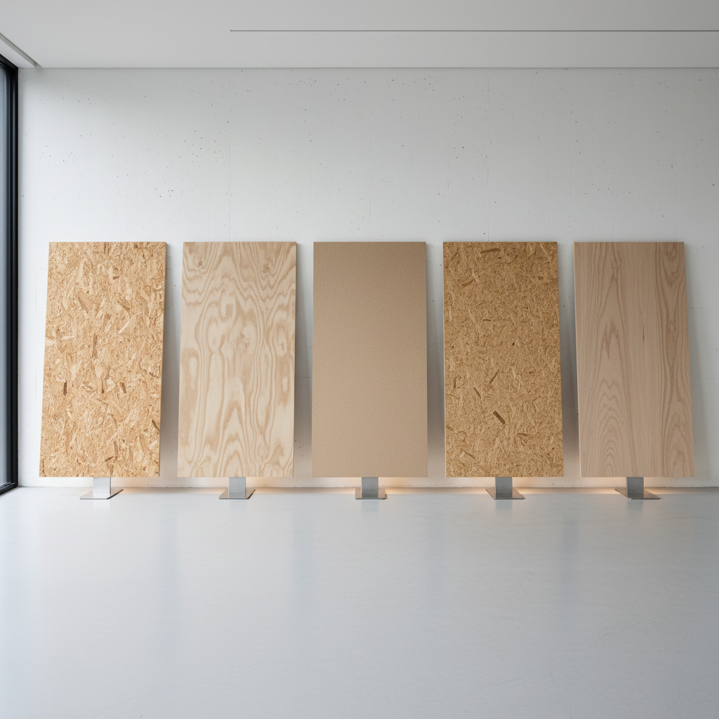 OSB kontrplak 5 OSB kontrplak - Diğer Ahşap Levha Malzemeleriyle Karşılaştırma