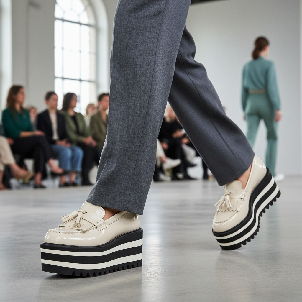 Platform Topuk Trendleri - Loafer Modellerinde Platform Dokunuşu: Şıklıkta Yeni Bir Boyut