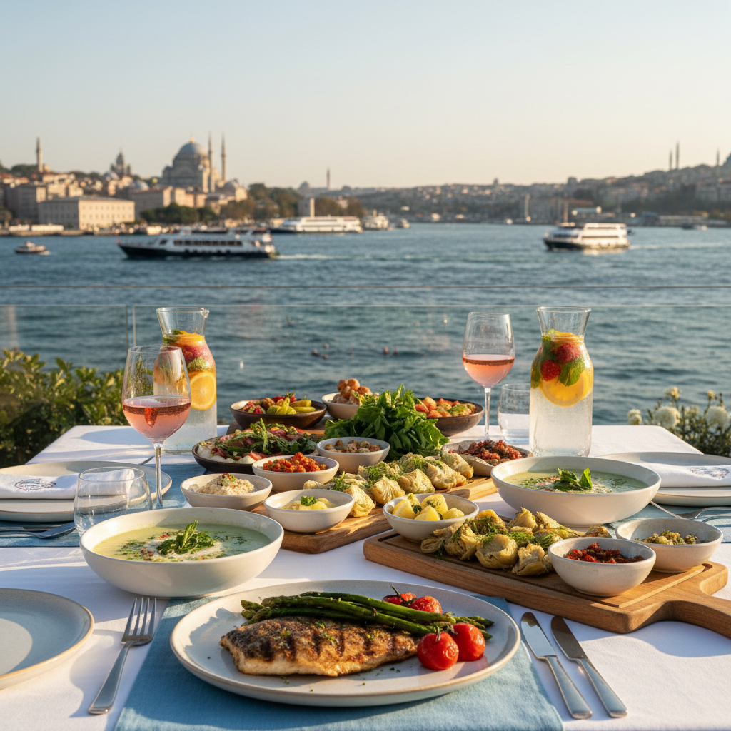 seasonal menu Istanbul - Embracing the Flavors of Spring and Summer