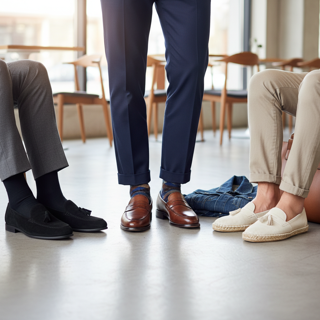 Şıklığın Adresi Loafer Modelleri: Her Tarza Uygun Seçenekler - Loafer Ayakkabılarla Kusursuz Kombin Önerileri