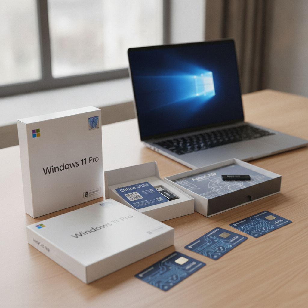 Yazılım Lisansı Alırken Dikkat Edilmesi Gerekenler: Windows 11 Pro, Office 2024, AutoCAD - Orijinal Windows 11 Pro Lisansının Önemi
